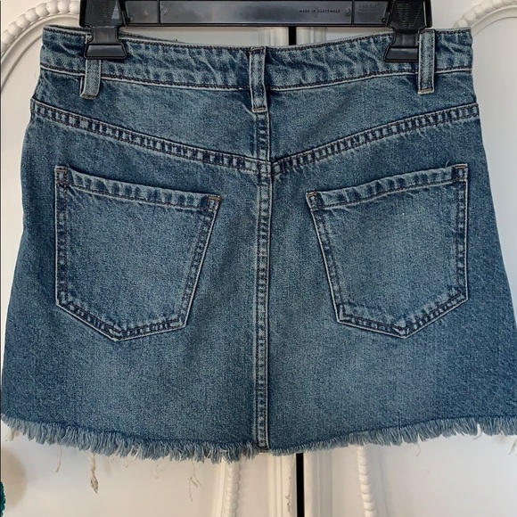 NWT FREE PEOPLE DENIM SKIRT - Picture 4 of 5